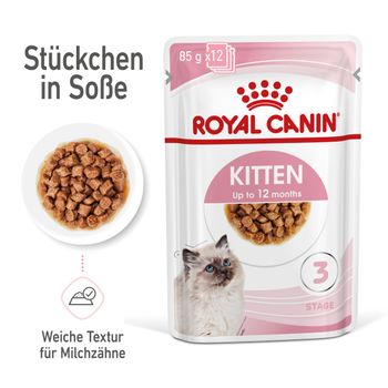Royal Canin Kitten Frischebeutel in Soße