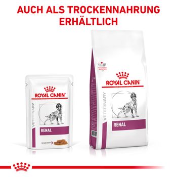 Royal Canin Renal Hund Frischebeutel Feine Stückchen in Soße