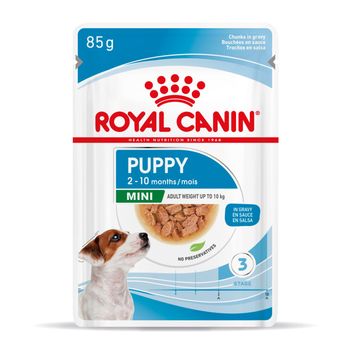 Royal Canin Mini Puppy Frischebeutel in Soße Royal Canin Mini Puppy Frischebeutel in Soße