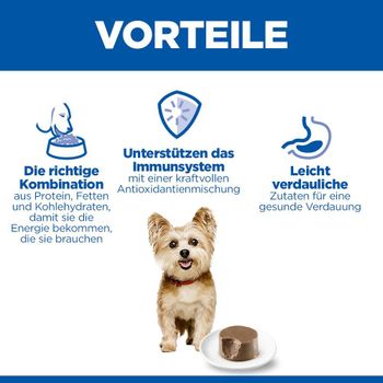 Hills Science Plan Small & Mini Adult Mousse für Hunde mit Huhn Dosenfutter