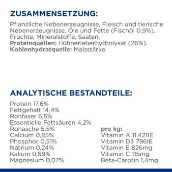 Hills Z/D ActivBiome+ Hundetrockenfutter bei Futtermittelallergie