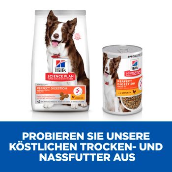 Hills Science Plan Canine Perfect Digestion Adult Huhn Dosenfutter für Hunde