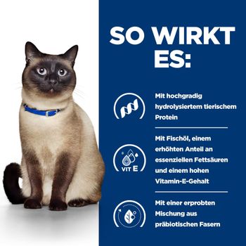 Hills Z/D Trockenfutter mit ActivBiome+ für Katzen