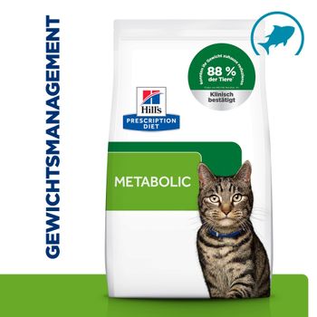 Hills Feline Metabolic Trockenfutter mit Thunfisch für Katzen