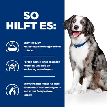 Hills i/d Sensitive ActivBiome+ mit Ei und Reis Trockenfutter für Hunde