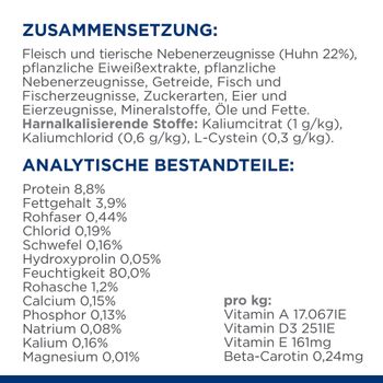 Hills Feline c/d Multicare Huhn Frischebeutel für Katzen