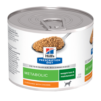 Hills Metabolic Hundefutter mit Hühnergeschmack in kleinen Dosen