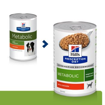 Hills Prescription Diet Metabolic Huhn Tripack Dosen für Hunde