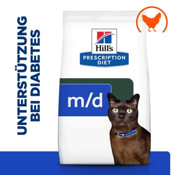 Hills Prescription Diet m/d Trockenfutter für Katzen
