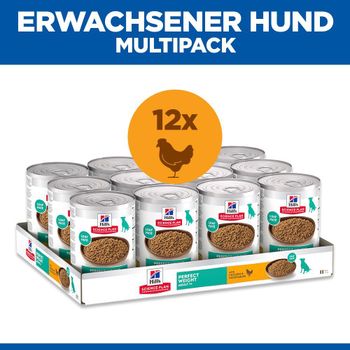 Hills Science Plan Canine Adult Perfect Weight Ragout Dosenfutter