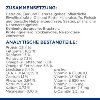 Hils Prescription Diet Derm Complete Puppy mit Reis und Ei Trockenfutter für Hunde
