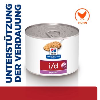 Hills Prescription Diet i/d Digestive Care Puppy Dosenfutter für Hunde mit Huhn