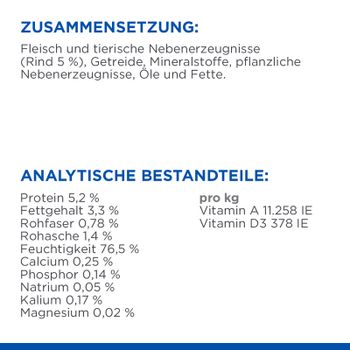 Hills Science Plan Mature Adult Dosenfutter mit Rind