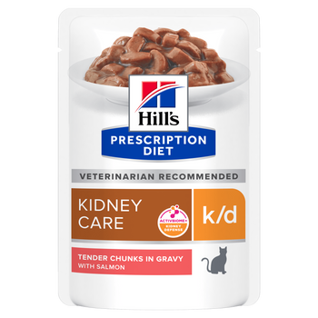 Hills Feline k/d Lachs Frischebeutel für Katzen