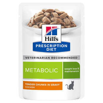 Hills Feline Metabolic Huhn Frischebeutel für Katzen