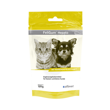 alfavet FeliGum Hepato für Hund und Katze alfavet FeliGum Hepato für Hund und Katze