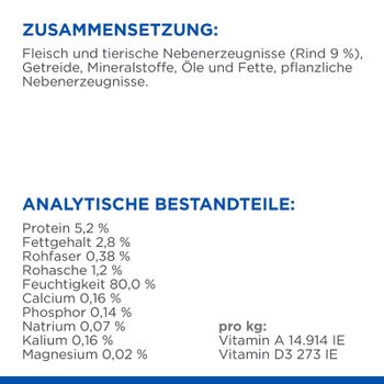 Hills Science Plan Small & Mini Adult Mousse für Hunde mit Rindfleisch Dosenfutter