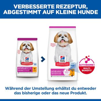 Hills Science Plan Mature Adult 7+ Small & Mini Trockenfutter für Hunde