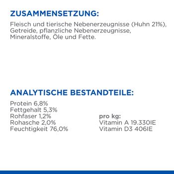 Hills Science Plan Canine Hund Puppy Huhn Dosenfutter