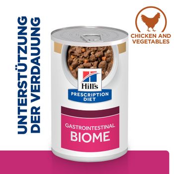 Hills Prescription Diet Canine Gastrointestinal Biome Ragout in Dosen für Hunde