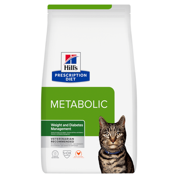 Hills Feline Metabolic Trockenfutter mit Huhn für Katzen