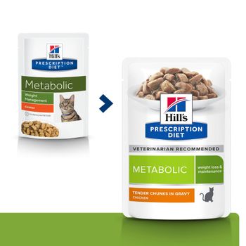 Hills Feline Metabolic Huhn Frischebeutel für Katzen