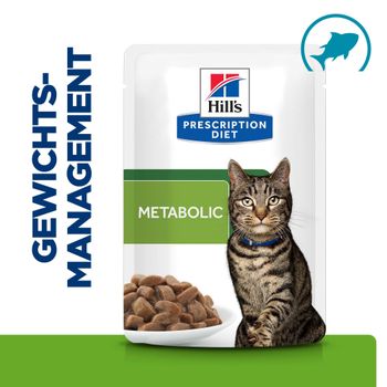 Hills Metabolic Frischebeutel Meeresfisch Katzenfutter