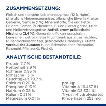 Hills Prescription Diet Gastrointestinal Biome Stress Dosenfutter für Katzen