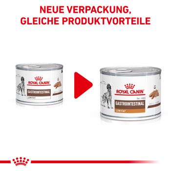 Royal Canin Gastrointestinal Low Fat Hundefutter in Dosen Royal Canin Gastrointestinal Low Fat Hundefutter in Dosen