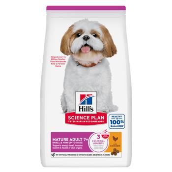 Hills Science Plan Mature Adult 7+ Small & Mini Trockenfutter für Hunde