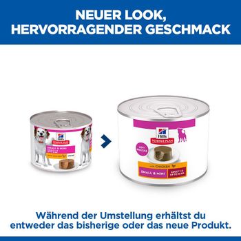 Hills Science Plan Small & Mini Adult Mousse für Hunde mit Huhn Dosenfutter