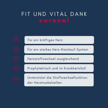 Navalis Coronal Dog Pulver für Hunde und Katzen