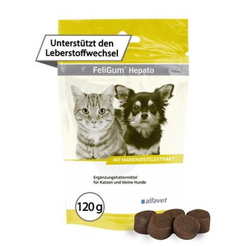 alfavet FeliGum Hepato für Hund und Katze alfavet FeliGum Hepato für Hund und Katze