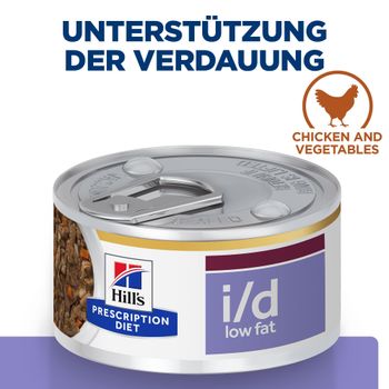 Hills i/d Low Fat Mini Ragout Dosenfutter für Hunde