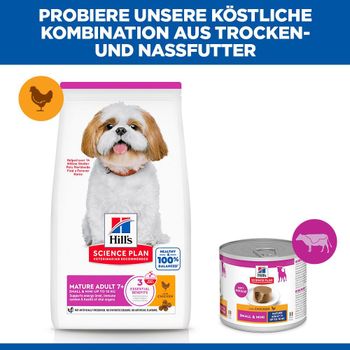 Hills Science Plan Mature Adult 7+ Small & Mini Trockenfutter für Hunde