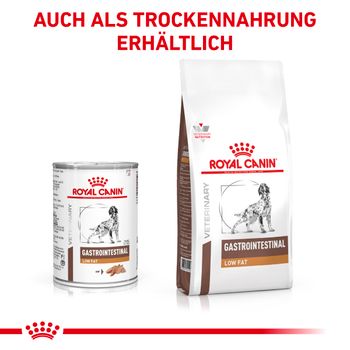 Royal Canin Gastrointestinal Low Fat Hundefutter in Dosen Royal Canin Gastrointestinal Low Fat Hundefutter in Dosen