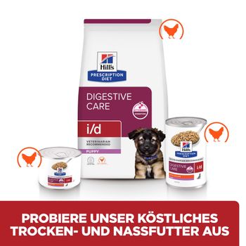 Hills Prescription Diet i/d Digestive Care Puppy Dosenfutter für Hunde mit Huhn