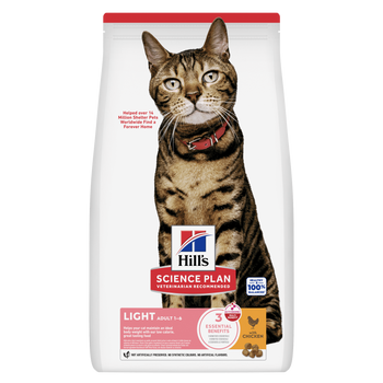 Hills Science Plan Feline Adult Light Huhn Trockenfutter für Katzen