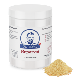 Dr. Hölter Heparvet zur Unterstützung der Leber von Hunden
