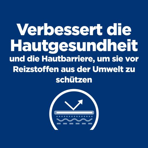 Hill's PRESCRIPTION DIET Derm Defense Trockenfutter für Hunde mit Huhn bei umweltbedingten Allergien