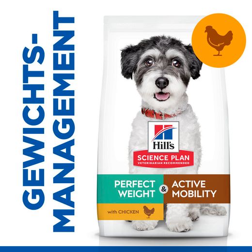 Hills Science Plan Perfect Weight + Active Mobility Small & Mini Adult Trockenfutter