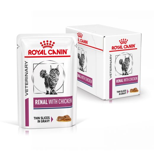 Royal Canin Renal Huhn Feine Stückchen in Soße Frischebeutel für Katzen