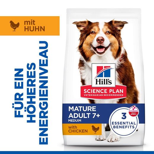 Hills Science Plan Canine Mature Adult 7+ Medium Hund Trockenfutter