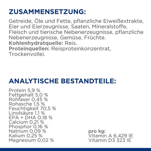 Hills Derm Complete Hundefutter in kleinen Dosen