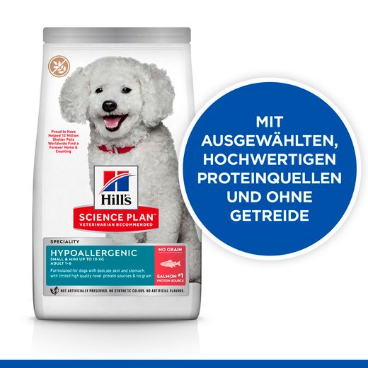 Hills Science Plan Hypoallergenic Small & Mini Adult Trockenfutter für Hunde
