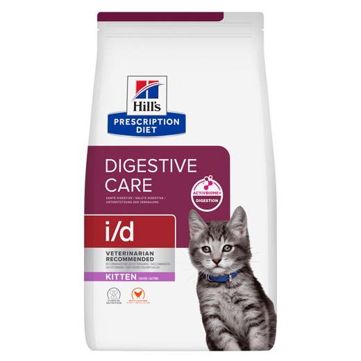Hills Prescription Diet i/d Digestive Care Trockenfutter für Kätzchen mit Huhn
