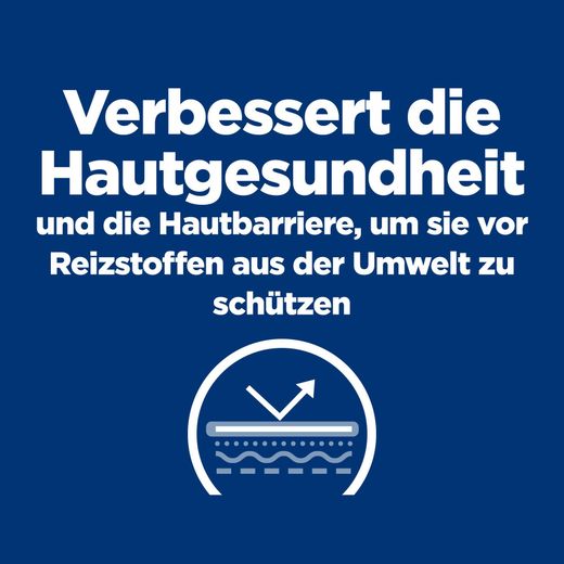 Hill's PRESCRIPTION DIET Derm Defense Trockenfutter für Hunde mit Huhn bei umweltbedingten Allergien