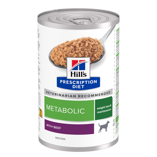 Hills Canine Metabolic mit Rind Dosenfutter für Hunde