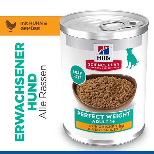Hills Science Plan Canine Adult Perfect Weight Ragout Dosenfutter