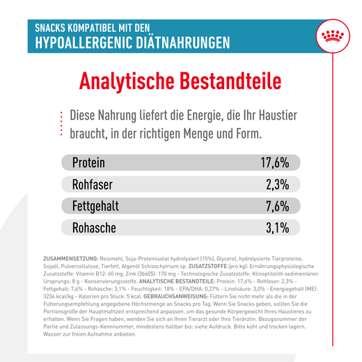 Royal Canin Veterinary Hypoallergenic Snacks